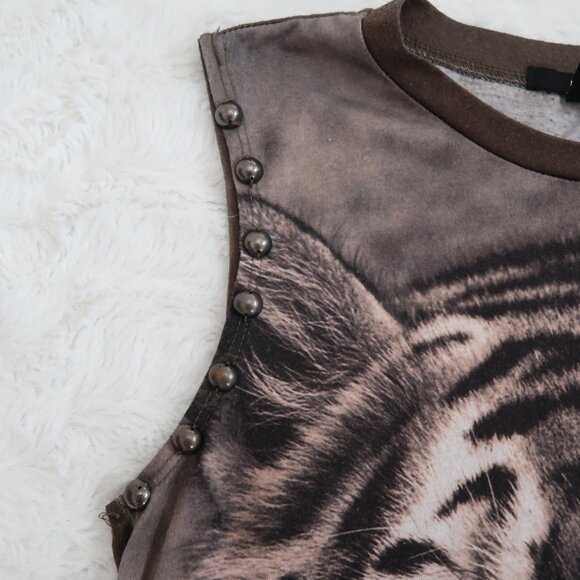 Forever 21 Tiger Embellished Tank - Picture 2 of 5